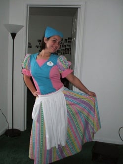 schoolmint marketing manager Ashley Labat dressed up as a Disney cast member