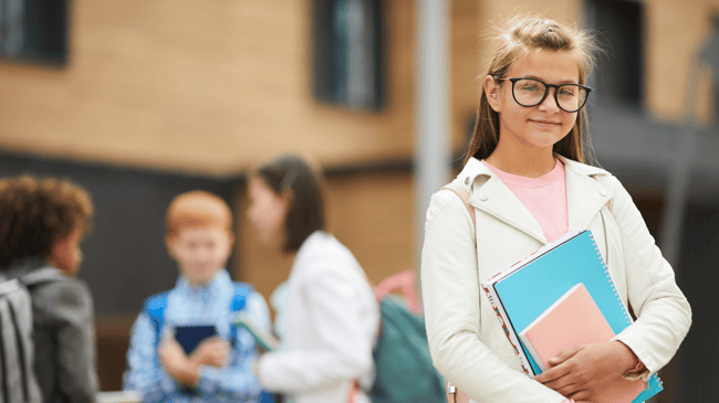 smiling student