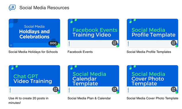 social media resources for school communicators day
